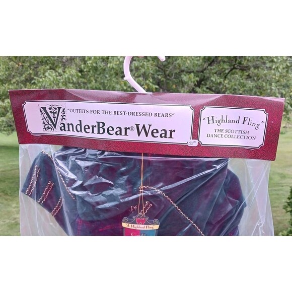 VTG 1993 VanderBear Wear CORNELIUS Outfit Highland Fling Scottish Dance SEALED - Picture 2 of 5